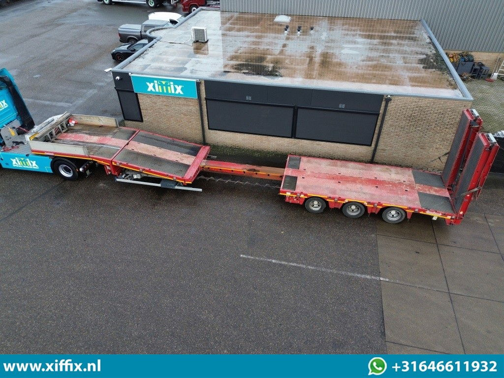 Nooteboom 3-ass. Uitschuifbare semi dieplader met dubbele hydr. Kleppen en Hefbed / Naloop gestuurd - Нискорамна площадка полуремарке: снимка 2 Nooteboom 3-ass. Uitschuifbare semi dieplader met dubbele hydr. Kleppen en Hefbed / Naloop gestuurd - Нискорамна площадка полуремарке: снимка 2