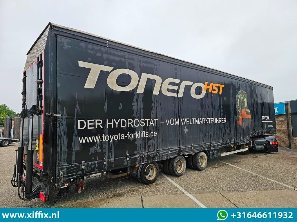 Wiese 3-ass. Semi dieplader met huifopbouw / Wiese 9 tons laadklep - Нискорамна площадка полуремарке: снимка 4 Wiese 3-ass. Semi dieplader met huifopbouw / Wiese 9 tons laadklep - Нискорамна площадка полуремарке: снимка 4