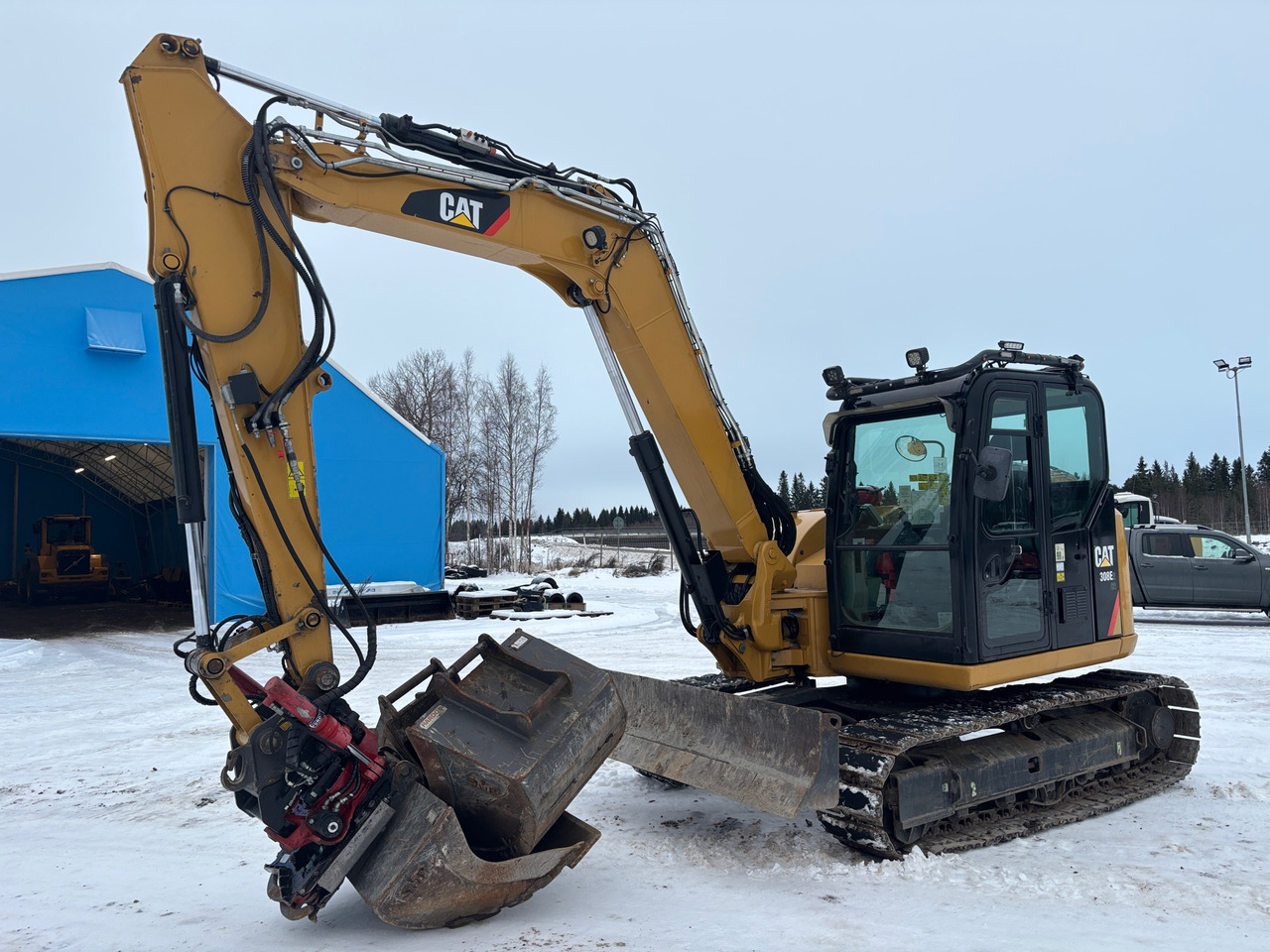 CAT 308E2 CR - Мини багер: снимка 1 CAT 308E2 CR - Мини багер: снимка 1
