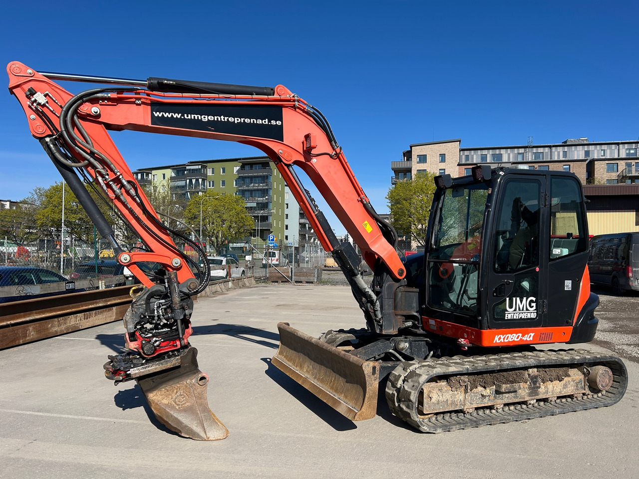 Kubota KX080-4 - Багер: снимка 1 Kubota KX080-4 - Багер: снимка 1
