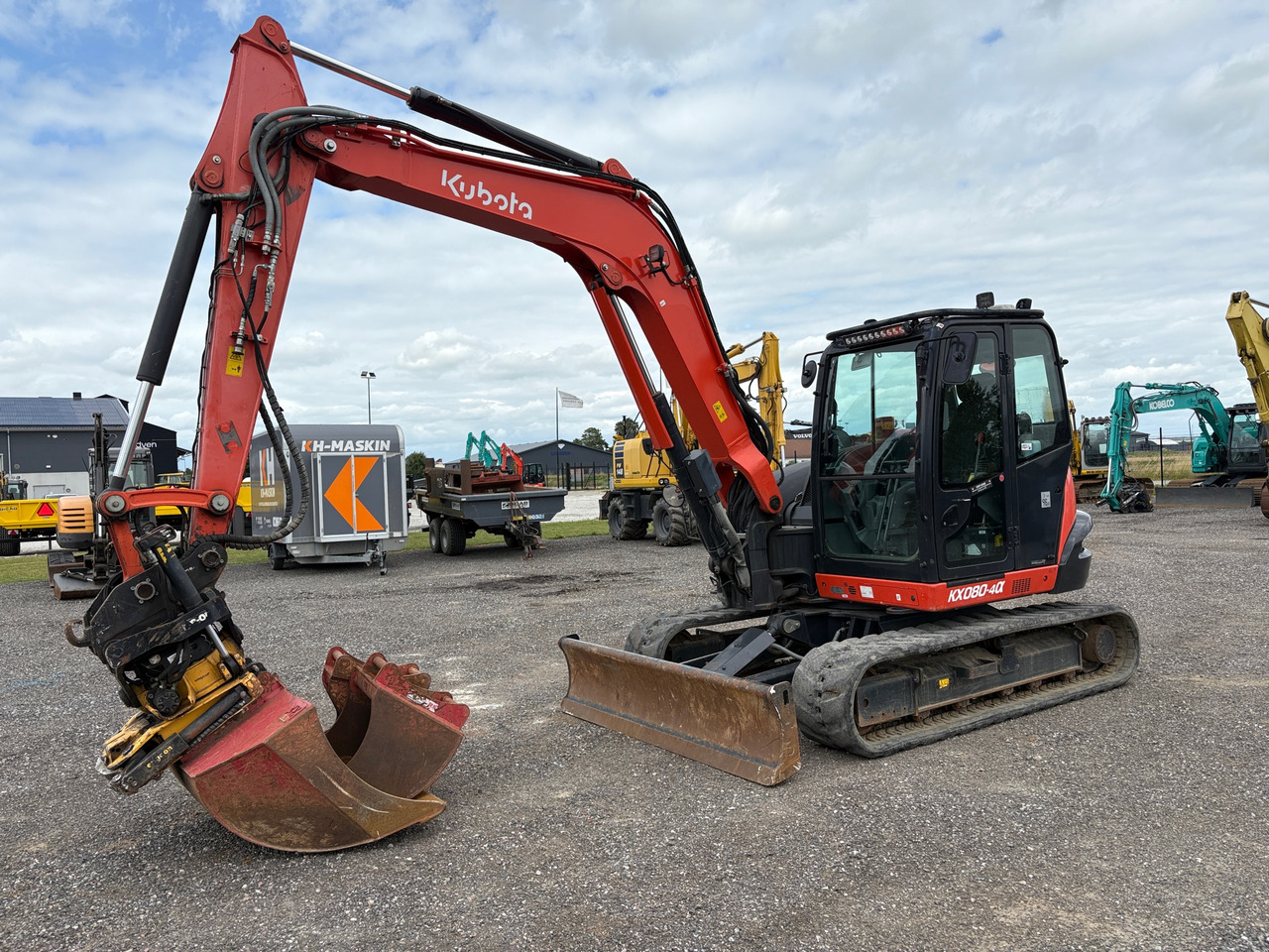 Kubota KX080-4 - Багер: снимка 1 Kubota KX080-4 - Багер: снимка 1