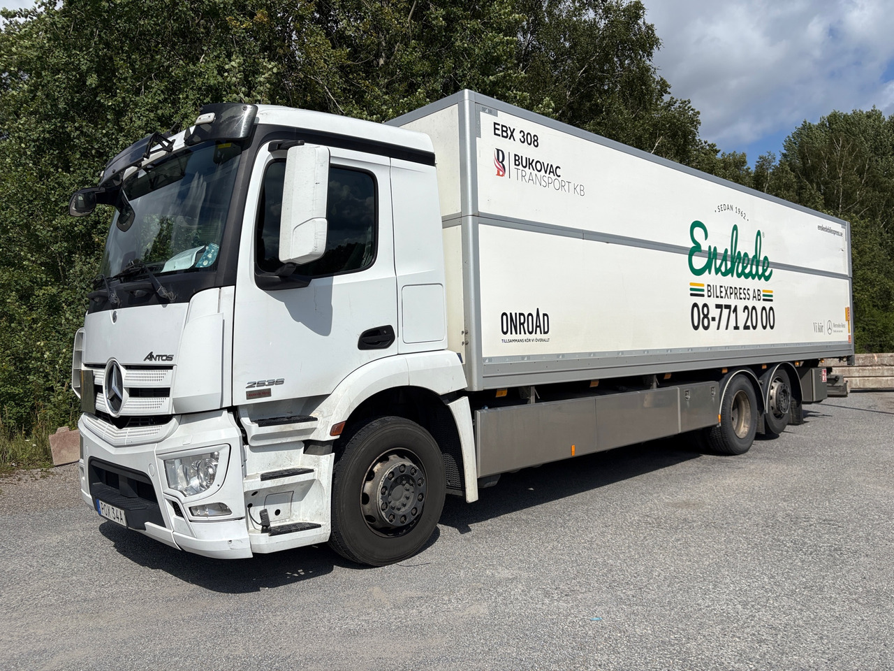 Mercedes Benz Antos 2536 - Камион фургон: снимка 1 Mercedes Benz Antos 2536 - Камион фургон: снимка 1