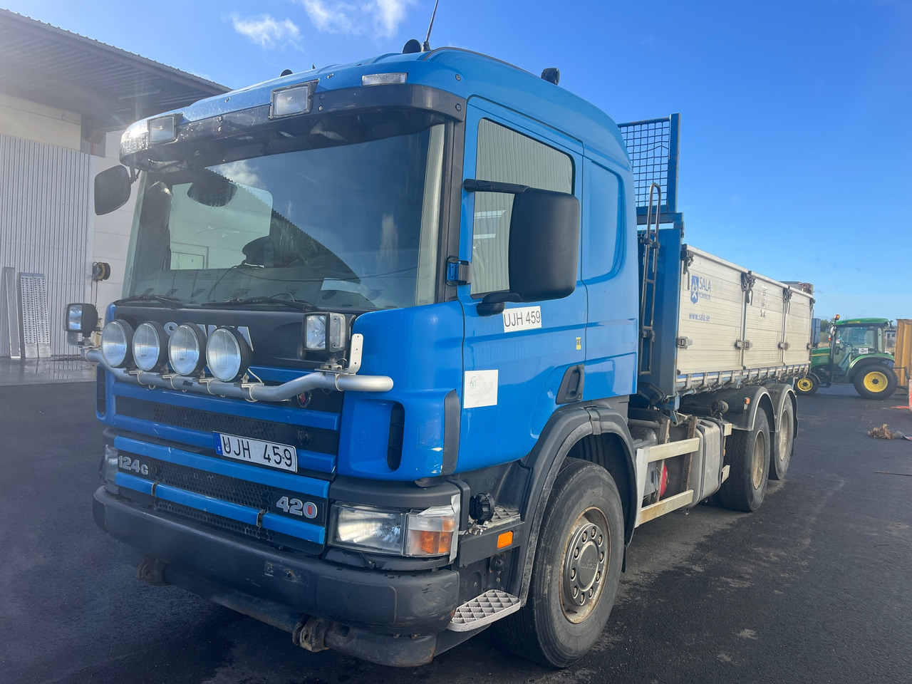 Scania 124G 420 Plogutrustad - Самосвал камион: снимка 1 Scania 124G 420 Plogutrustad - Самосвал камион: снимка 1