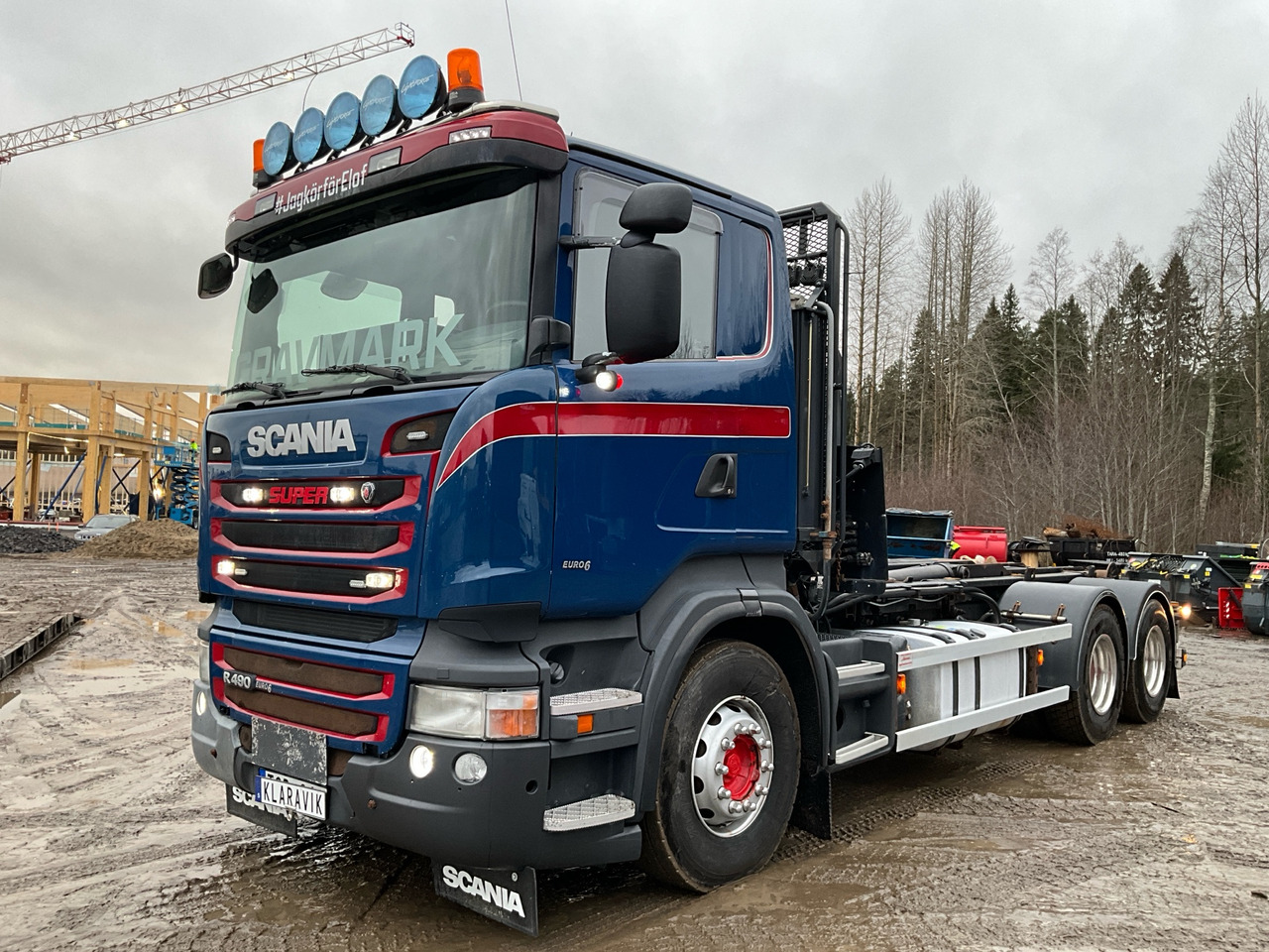 Scania R490 - Мултилифт с кука камион: снимка 1 Scania R490 - Мултилифт с кука камион: снимка 1