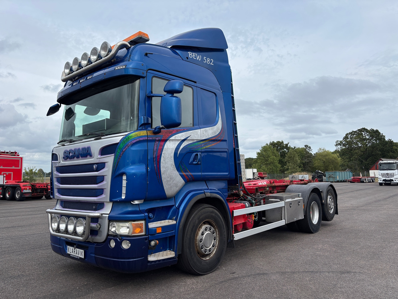 Scania R500 - Мултилифт с кука камион: снимка 1 Scania R500 - Мултилифт с кука камион: снимка 1