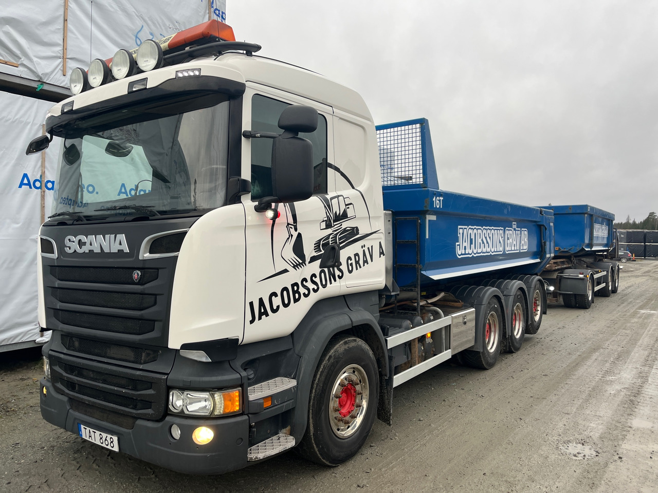 Scania R580 LB8X4 - Самосвал камион: снимка 1 Scania R580 LB8X4 - Самосвал камион: снимка 1