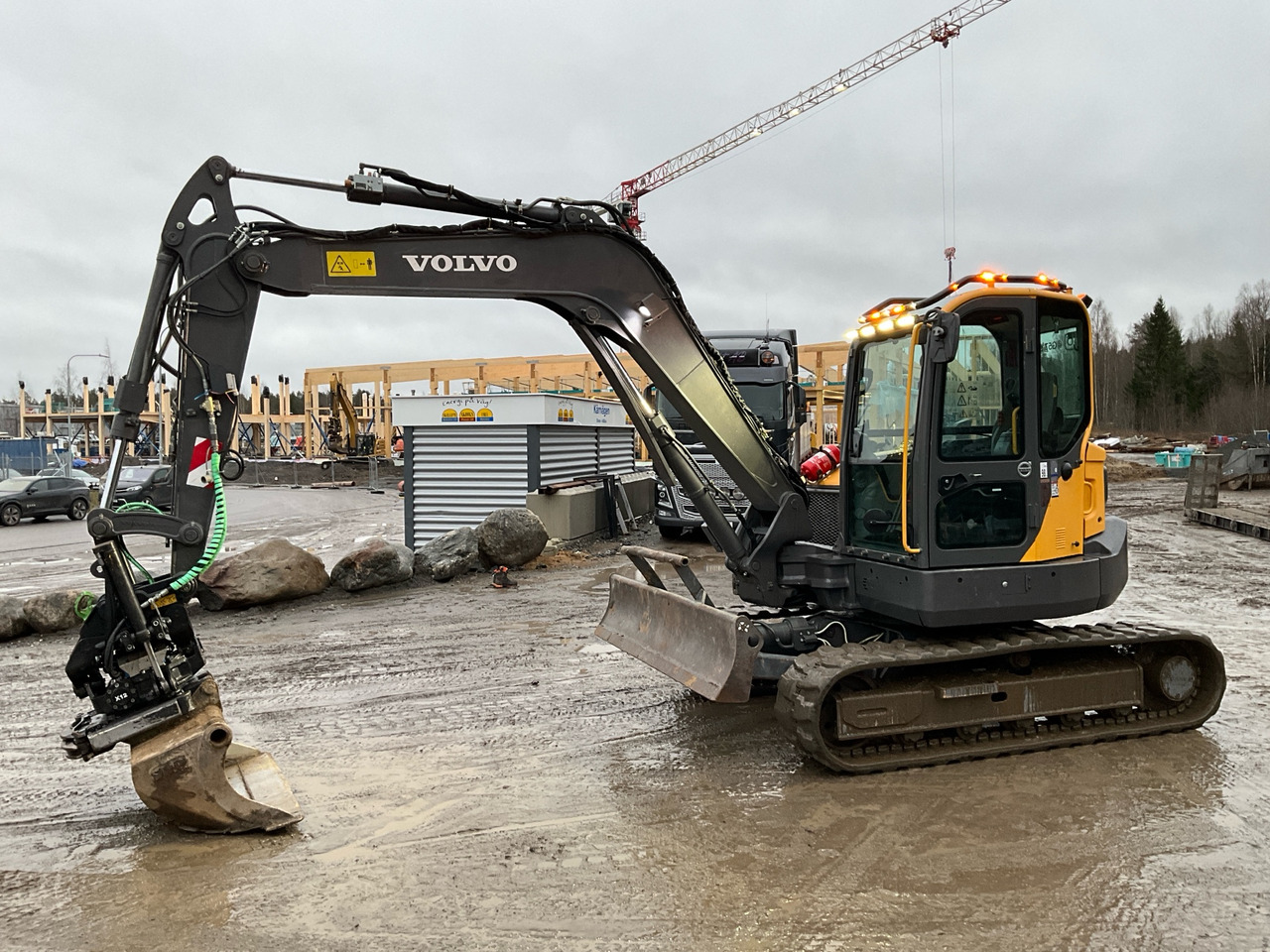 Volvo ECR88D - Багер: снимка 1 Volvo ECR88D - Багер: снимка 1