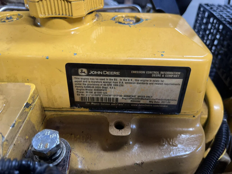 John Deere aggregaat john deere 97 kva - Електрогенератор: снимка 5 John Deere aggregaat john deere 97 kva - Електрогенератор: снимка 5