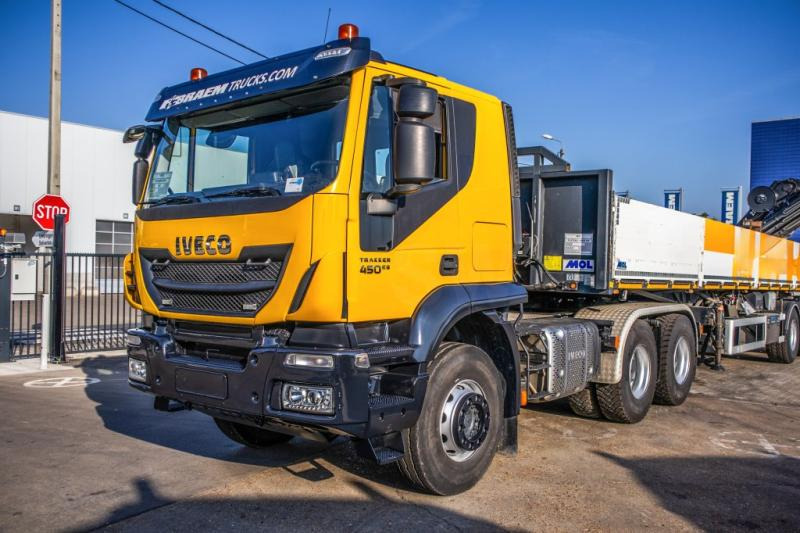 Iveco TRAKKER 450-6X4-BIG AXLES - Бордови камион, Камион с кран: снимка 5 Iveco TRAKKER 450-6X4-BIG AXLES - Бордови камион, Камион с кран: снимка 5