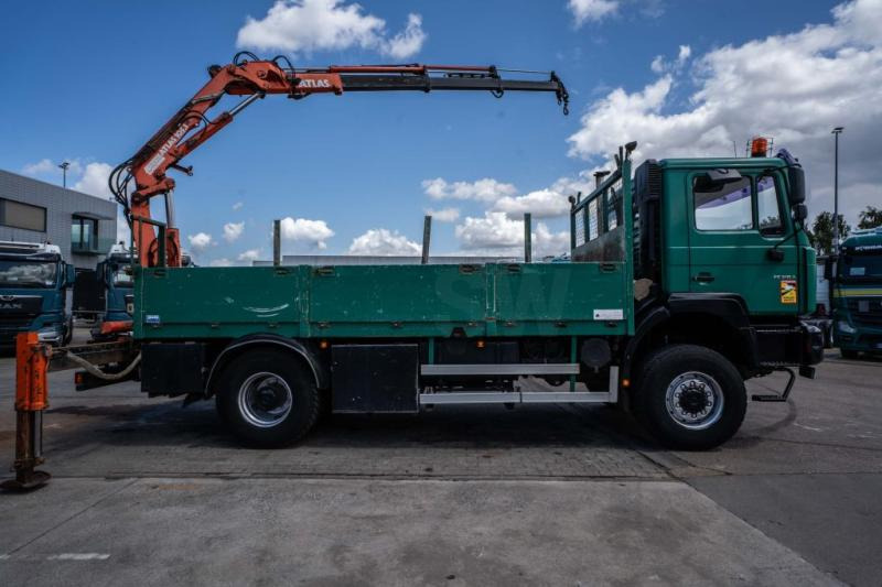 MAN FE 310A-4X4+ATLAS 105.1 A3 - Бордови камион, Камион с кран: снимка 3 MAN FE 310A-4X4+ATLAS 105.1 A3 - Бордови камион, Камион с кран: снимка 3
