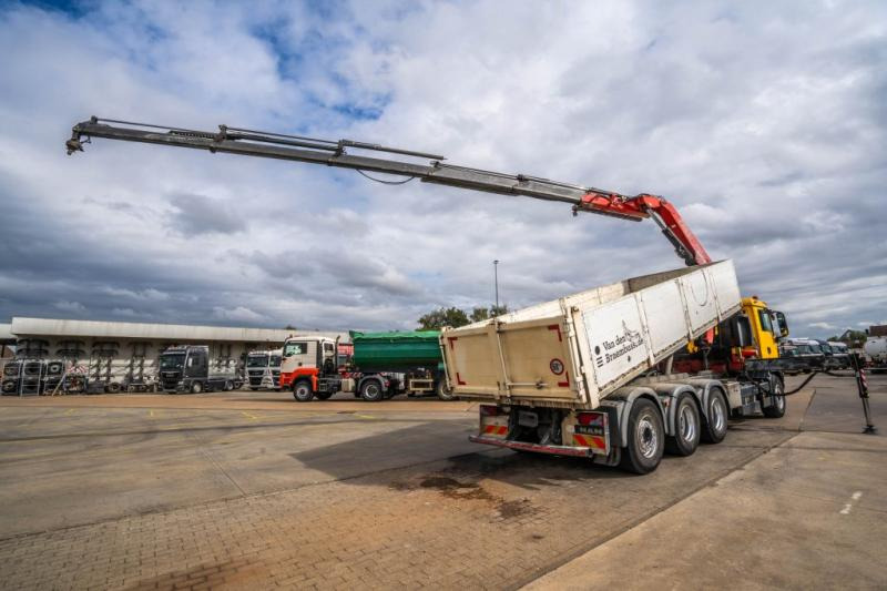 MAN TGS 32.400 BL + Fassi 245A/5x - Самосвал камион, Камион с кран: снимка 4 MAN TGS 32.400 BL + Fassi 245A/5x - Самосвал камион, Камион с кран: снимка 4