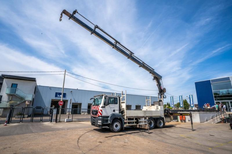 MAN TGS 33.400 BB - HIAB 377 E-5 HIPRO - Бордови камион, Камион с кран: снимка 1 MAN TGS 33.400 BB - HIAB 377 E-5 HIPRO - Бордови камион, Камион с кран: снимка 1