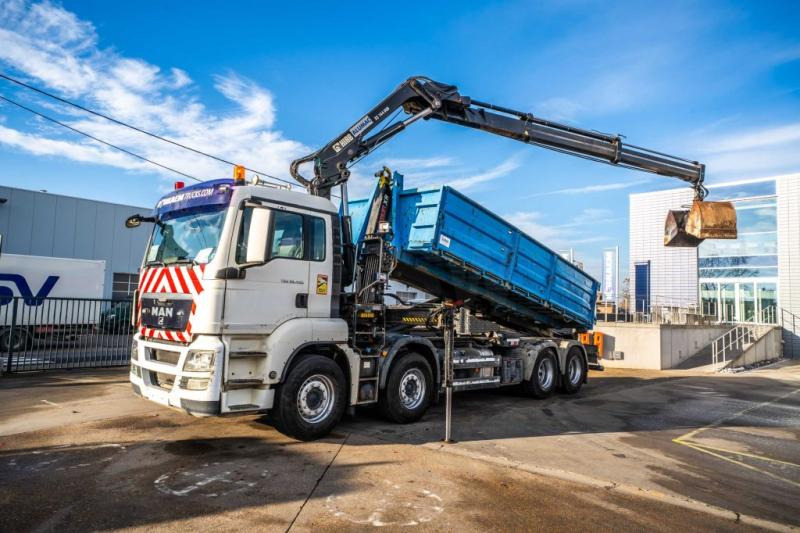 MAN TGS 35.400 BL - HIAB 144 E-2 DUO - Мултилифт с кука камион, Камион с кран: снимка 1 MAN TGS 35.400 BL - HIAB 144 E-2 DUO - Мултилифт с кука камион, Камион с кран: снимка 1