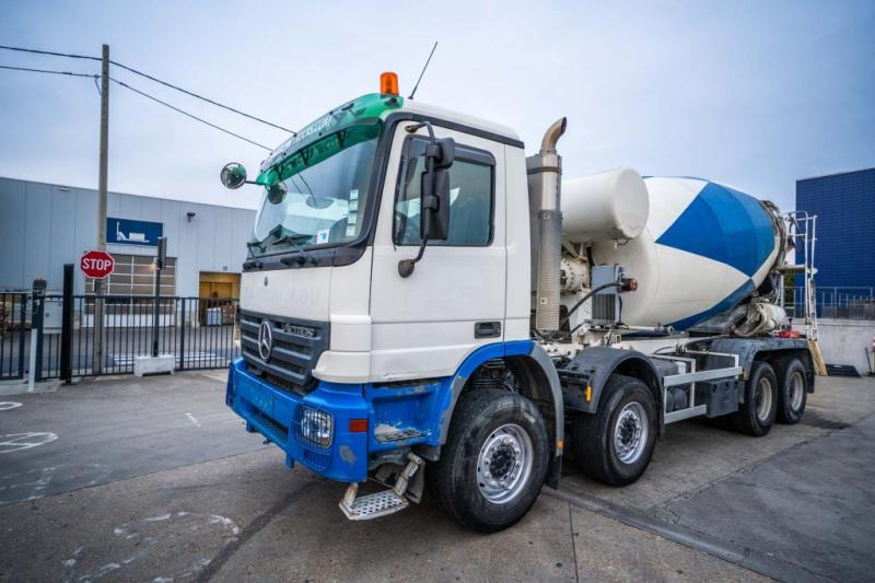 Mercedes ACTROS 4141 BB-MP2 + MIXER 9M3 - Бетоновоз: снимка 1 Mercedes ACTROS 4141 BB-MP2 + MIXER 9M3 - Бетоновоз: снимка 1
