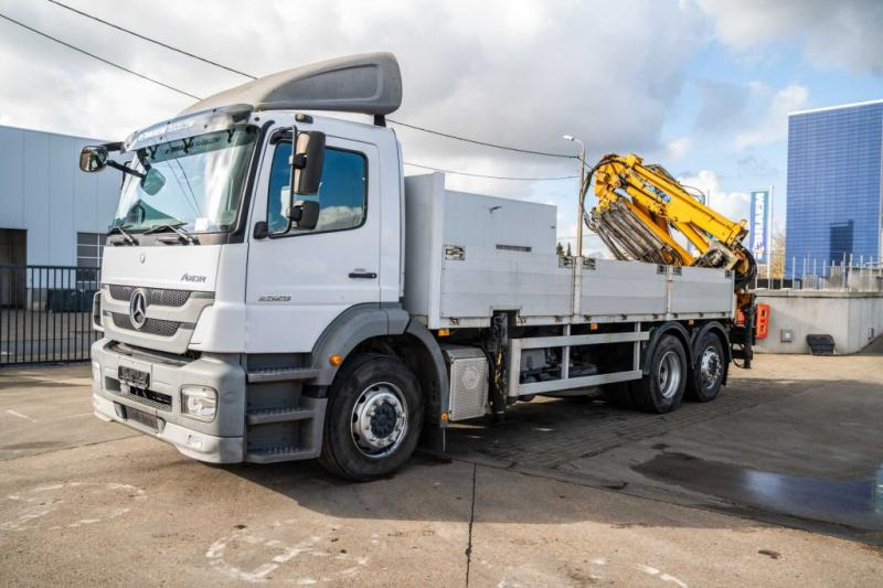 Mercedes AXOR 2529 L - EFFER 250/4S+JIB - Бордови камион, Камион с кран: снимка 1 Mercedes AXOR 2529 L - EFFER 250/4S+JIB - Бордови камион, Камион с кран: снимка 1