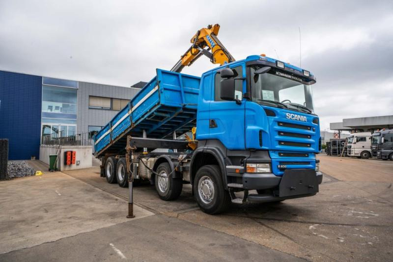 Scania R400 - EFFER 210-4S - Самосвал камион, Камион с кран: снимка 2 Scania R400 - EFFER 210-4S - Самосвал камион, Камион с кран: снимка 2