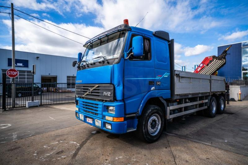Volvo FH 12-340 - HMF 2420 K6 (2012) - Бордови камион, Камион с кран: снимка 1 Volvo FH 12-340 - HMF 2420 K6 (2012) - Бордови камион, Камион с кран: снимка 1