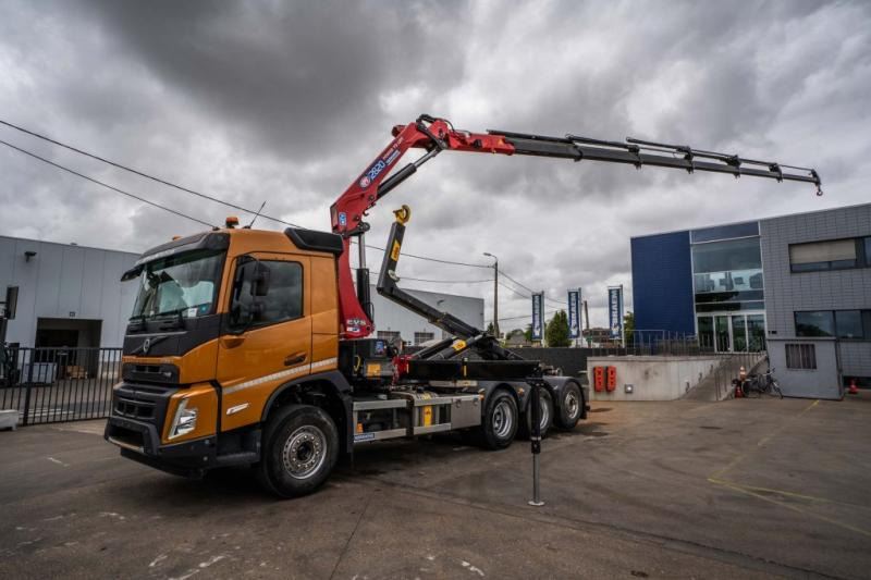 Volvo FMX 430-8x4+HMF 2820/6xhydr. - Мултилифт с кука камион, Камион с кран: снимка 1 Volvo FMX 430-8x4+HMF 2820/6xhydr. - Мултилифт с кука камион, Камион с кран: снимка 1