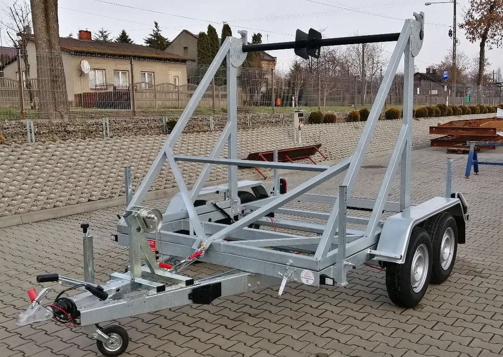 Besttrailers Przyczepa kablowa DMC 2700 kg K14" dwie osie - Кабелно ремарке: снимка 1 Besttrailers Przyczepa kablowa DMC 2700 kg K14" dwie osie - Кабелно ремарке: снимка 1
