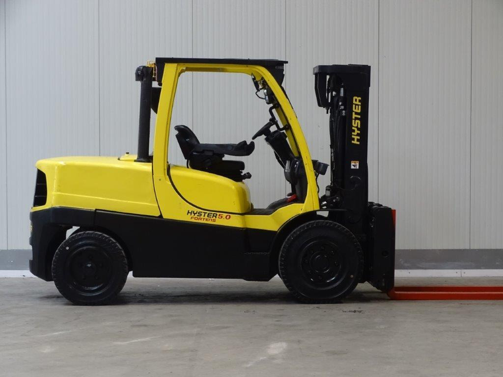 Дизелов мотокар Hyster H5.0FT - Container-Indoor-Stapler -TRIPLEX: снимка 5