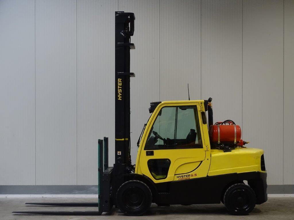 Hyster H5.5FT - Мотокар: снимка 1 Hyster H5.5FT - Мотокар: снимка 1