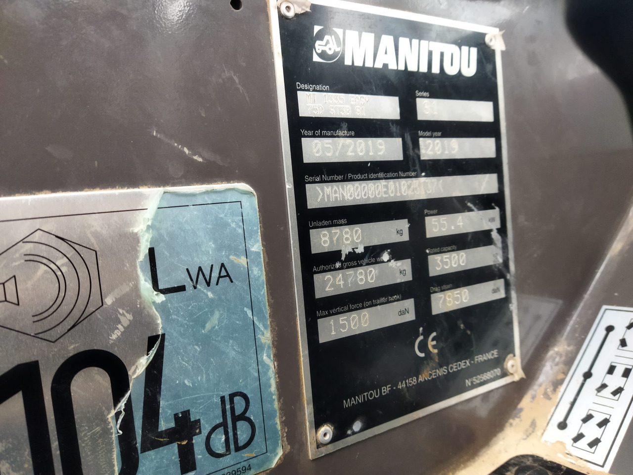 Телескопичен товарач MANITOU MT1335 EASY: снимка 13