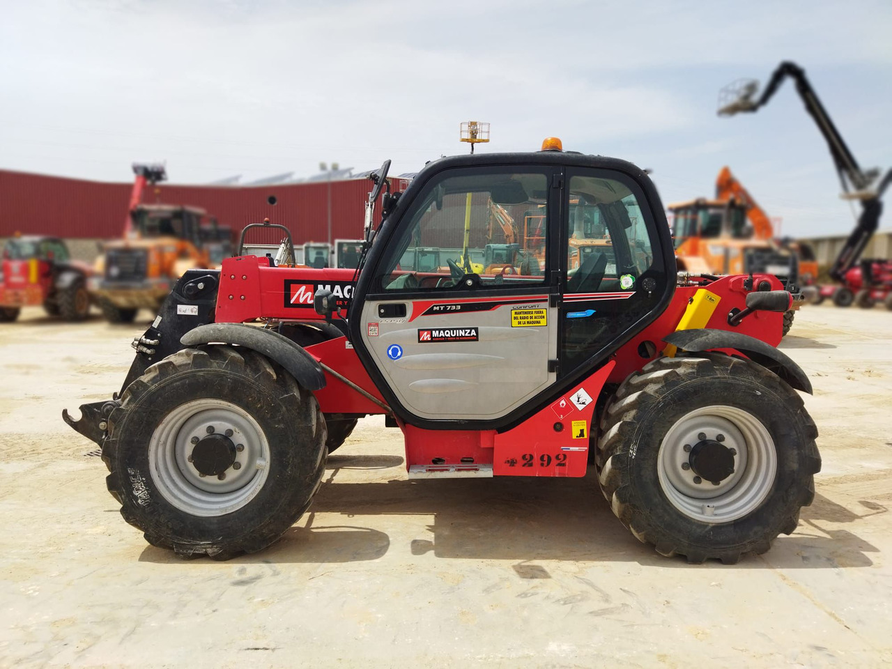 MANITOU MT733 EASY 75D - Телескопичен товарач: снимка 1 MANITOU MT733 EASY 75D - Телескопичен товарач: снимка 1