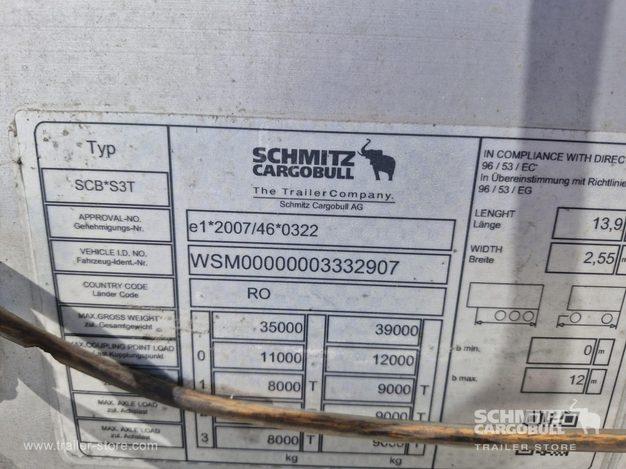 SCHMITZ Curtainsider Mega - Брезентово полуремарке: снимка 4 SCHMITZ Curtainsider Mega - Брезентово полуремарке: снимка 4