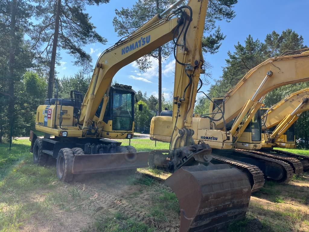 Komatsu PW 160-7 - Колесен багер: снимка 2 Komatsu PW 160-7 - Колесен багер: снимка 2