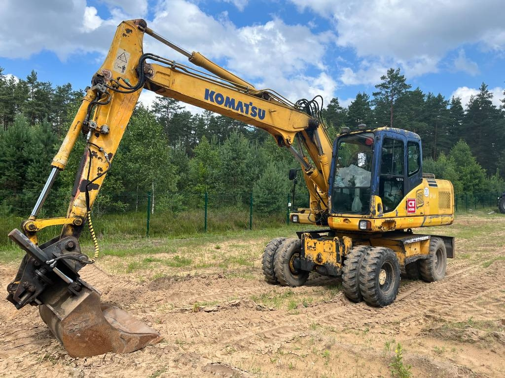 Komatsu PW 160 ES-7K - Колесен багер: снимка 1 Komatsu PW 160 ES-7K - Колесен багер: снимка 1