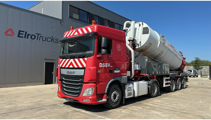 DAF XF 460 (17500L / IPSAM VACUUM + HIGH PRESSURE / BELGIAN TRUCK + TRAILER / TOP CONDITION) - Каналопочистваща машина: снимка 1 DAF XF 460 (17500L / IPSAM VACUUM + HIGH PRESSURE / BELGIAN TRUCK + TRAILER / TOP CONDITION) - Каналопочистваща машина: снимка 1