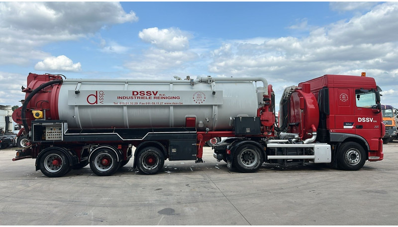 DAF XF 460 (17500L / IPSAM VACUUM + HIGH PRESSURE / BELGIAN TRUCK + TRAILER / TOP CONDITION) - Каналопочистваща машина: снимка 4 DAF XF 460 (17500L / IPSAM VACUUM + HIGH PRESSURE / BELGIAN TRUCK + TRAILER / TOP CONDITION) - Каналопочистваща машина: снимка 4