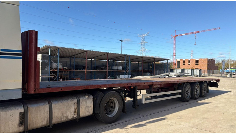 Kögel S 24 (BPW / DISC BRAKES / FREINS DISQUE) - Бордово полуремарке/ Платформа: снимка 1 Kögel S 24 (BPW / DISC BRAKES / FREINS DISQUE) - Бордово полуремарке/ Платформа: снимка 1