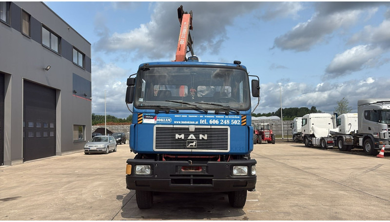 MAN 35.362 (6 CYLINDER / MANUAL PUMP / 8X4 / FALFINGER CRANE PK80 / STEEL SUSP.) - Самосвал камион, Камион с кран: снимка 2 MAN 35.362 (6 CYLINDER / MANUAL PUMP / 8X4 / FALFINGER CRANE PK80 / STEEL SUSP.) - Самосвал камион, Камион с кран: снимка 2