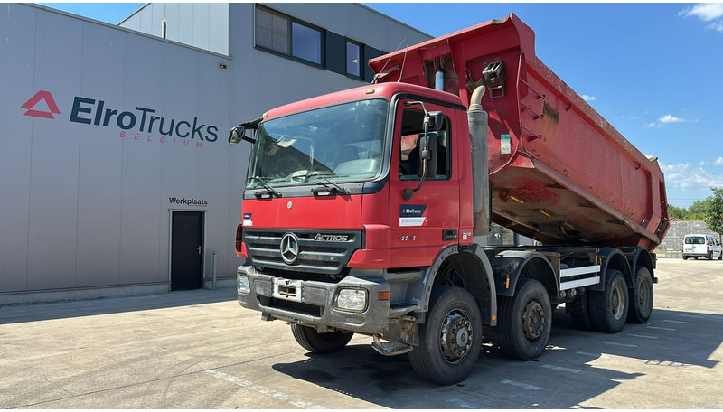 Mercedes-Benz Actros 4141 (8X6 / LAMES / STEEL / BIG AXLE / GRAND PONT / TAMBOURS / MANUAL GETRIEBE / MANUAL GEARBOX) - Самосвал камион: снимка 1 Mercedes-Benz Actros 4141 (8X6 / LAMES / STEEL / BIG AXLE / GRAND PONT / TAMBOURS / MANUAL GETRIEBE / MANUAL GEARBOX) - Самосвал камион: снимка 1