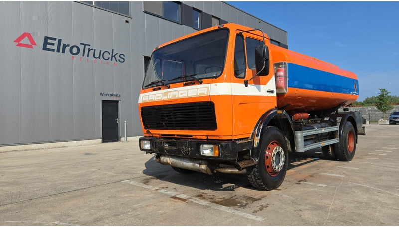 Mercedes-Benz SK 1619 (12.400L / GERMAN TRUCK / CAMION ALLEMAGNE / LAMES / GRAND PONT / V6) - Камион цистерна: снимка 1 Mercedes-Benz SK 1619 (12.400L / GERMAN TRUCK / CAMION ALLEMAGNE / LAMES / GRAND PONT / V6) - Камион цистерна: снимка 1