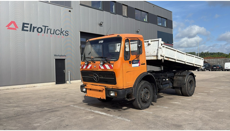 Mercedes-Benz SK 1628 (V8 / LAMES / GRAND PONT / POMPE MANUELLE) - Самосвал камион: снимка 1 Mercedes-Benz SK 1628 (V8 / LAMES / GRAND PONT / POMPE MANUELLE) - Самосвал камион: снимка 1