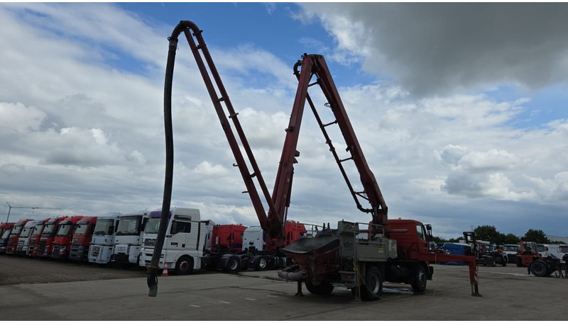 Mercedes-Benz SK 1824 (V6 / LAMES / GRAND PONT / PUTZMEISTER 24M/ JOYSTICK / RADIO) - Бетон помпа: снимка 4 Mercedes-Benz SK 1824 (V6 / LAMES / GRAND PONT / PUTZMEISTER 24M/ JOYSTICK / RADIO) - Бетон помпа: снимка 4