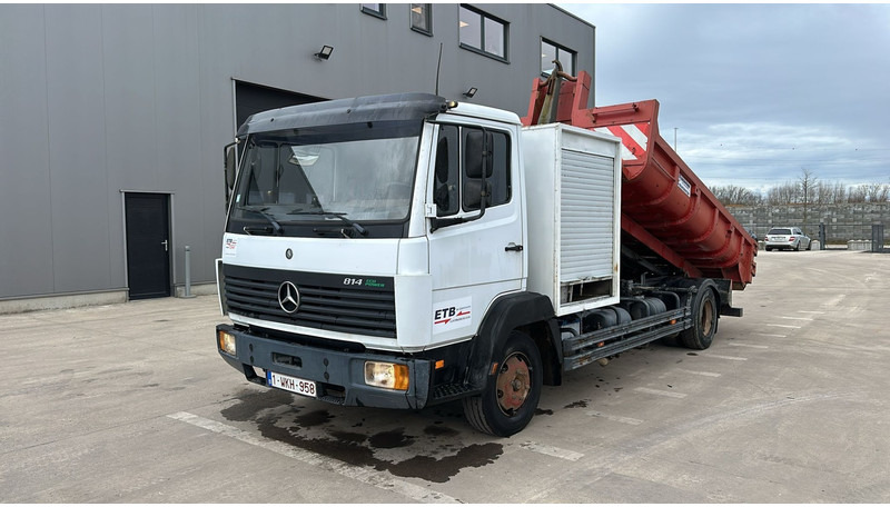 Mercedes-Benz SK 814 (BELGIAN TRUCK / HOOK / PERFECT CONDITION !!! / WITH CONTAINER / 363000 KM !!!! ) - Мултилифт с кука камион: снимка 2 Mercedes-Benz SK 814 (BELGIAN TRUCK / HOOK / PERFECT CONDITION !!! / WITH CONTAINER / 363000 KM !!!! ) - Мултилифт с кука камион: снимка 2