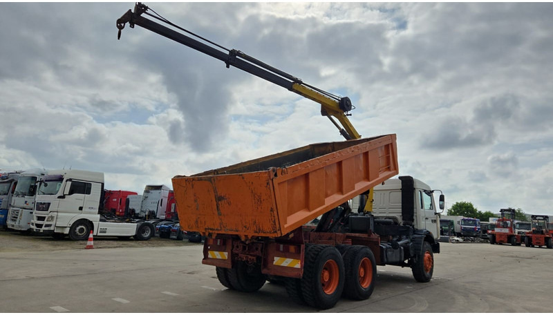 Самосвал камион, Камион с кран Renault G 300 Manager (POMPE MANUELLE / GRUE COPMA 90.2 / LAMES / 6X4 / GRAND PONT): снимка 6