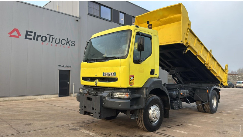 Renault KERAX 340 (4X4 / CAMION FRANCAIS / PARFAIT ETAT / LAMES / BOITE ET POMPE MANUELLE / FRENCH TRUCK) - Самосвал камион: снимка 1 Renault KERAX 340 (4X4 / CAMION FRANCAIS / PARFAIT ETAT / LAMES / BOITE ET POMPE MANUELLE / FRENCH TRUCK) - Самосвал камион: снимка 1