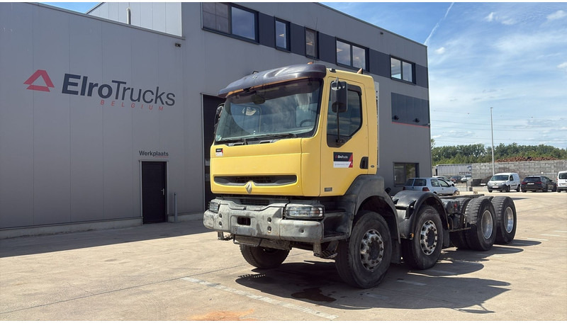 Renault KERAX 420 (BOITE MANUELLE / 8X4 / LAMES / MANUAL GEARBOX) - Шаси кабина: снимка 1 Renault KERAX 420 (BOITE MANUELLE / 8X4 / LAMES / MANUAL GEARBOX) - Шаси кабина: снимка 1