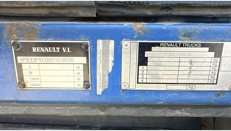 Самосвал камион Renault KERAX 420 (BOITE MANUELLE / MANUAL GEARBOX / LAMES / GRAND PONT / GRAND BENNE): снимка 14