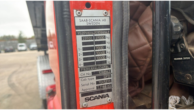 Самосвал камион Scania 93-280 (POMPE MANUELLE / MANUAL PUMP / 6X4 / STEEL SUSP. / LAMES): снимка 18