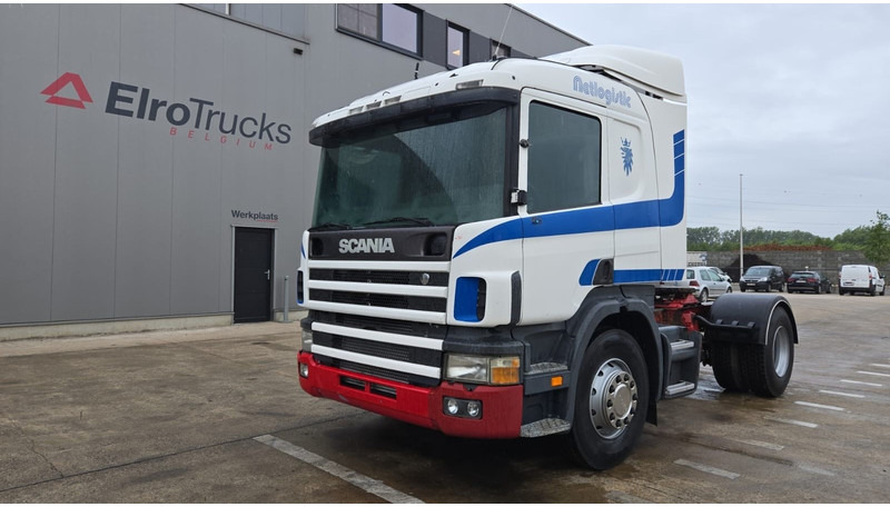 Scania P124 - 360 (POMPE MANUELLE / BOITE MANUELLE / MANUAL PUMP / MANUAL GEARBOX) - Влекач: снимка 1 Scania P124 - 360 (POMPE MANUELLE / BOITE MANUELLE / MANUAL PUMP / MANUAL GEARBOX) - Влекач: снимка 1