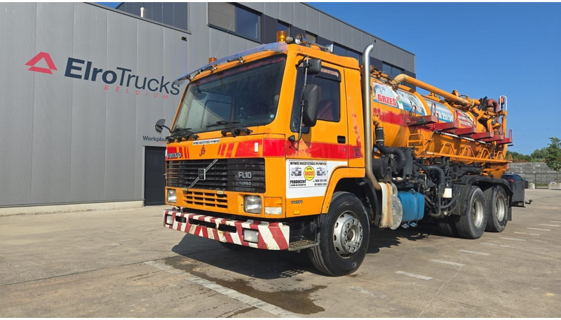 Volvo FL 10 - 320 (10500L + 1500L / 10 TYRES FULL STEEL / HIGH PRESSURE + VACUUM / POMPE MANUELLE / MANUAL PUMP) - Каналопочистваща машина: снимка 1 Volvo FL 10 - 320 (10500L + 1500L / 10 TYRES FULL STEEL / HIGH PRESSURE + VACUUM / POMPE MANUELLE / MANUAL PUMP) - Каналопочистваща машина: снимка 1