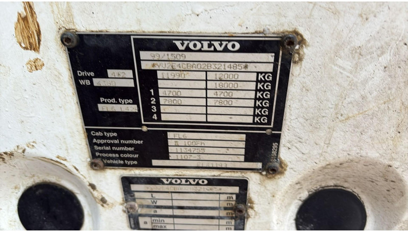 Шаси кабина Volvo FL 220 (BELGIAN TRUCK / CAMION BELGE / MANUAL GEARBOX): снимка 15 Шаси кабина Volvo FL 220 (BELGIAN TRUCK / CAMION BELGE / MANUAL GEARBOX): снимка 15