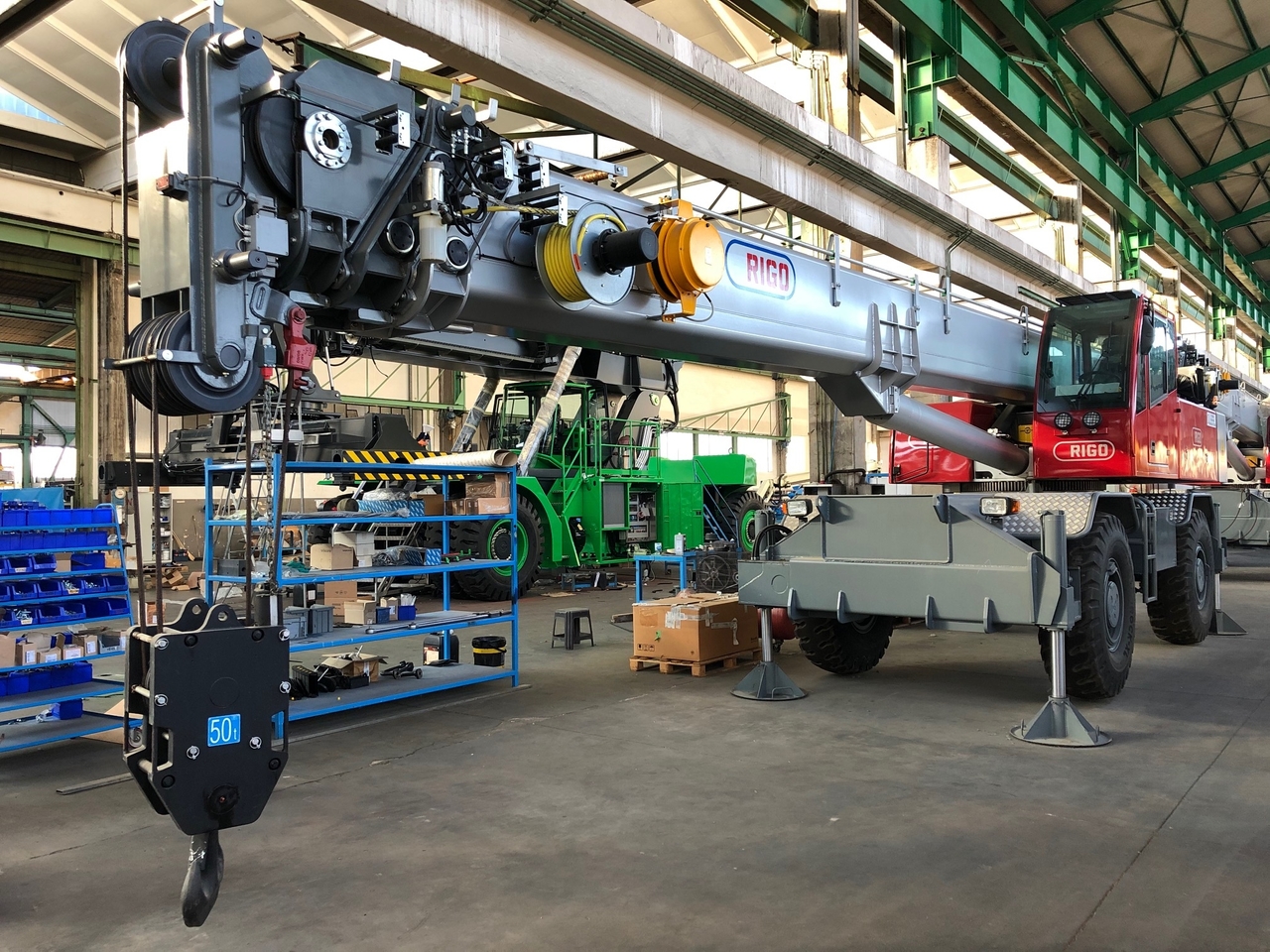 Rigo RT 500 - Кран за пресечени терени: снимка 4 Rigo RT 500 - Кран за пресечени терени: снимка 4