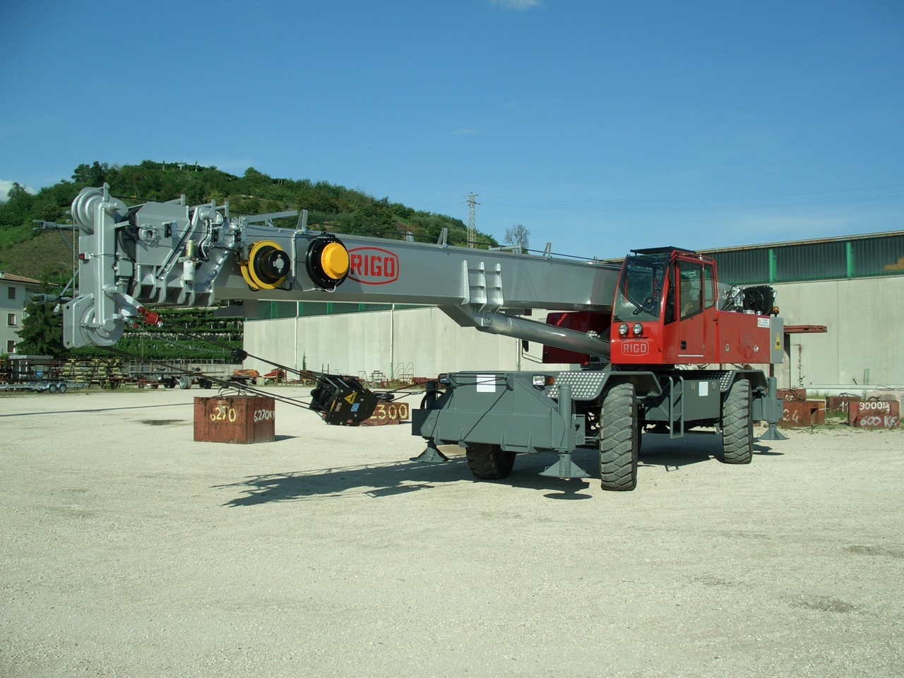 Rigo RT 500 - Кран за пресечени терени: снимка 1 Rigo RT 500 - Кран за пресечени терени: снимка 1