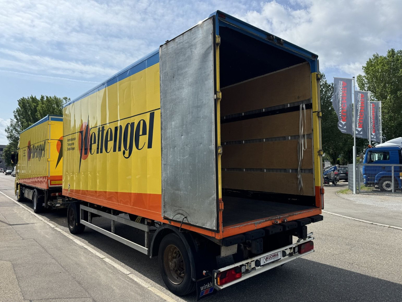 Затворена каросерия ремарке Bachert 14t Alu-Möbelkoffer 7,2m BPW Luft ZS: снимка 13